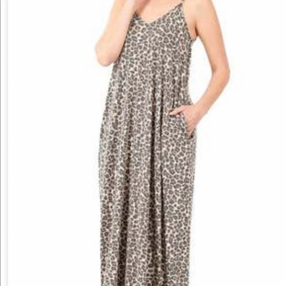 New Without Tag Leopard Print Maxi - image 1